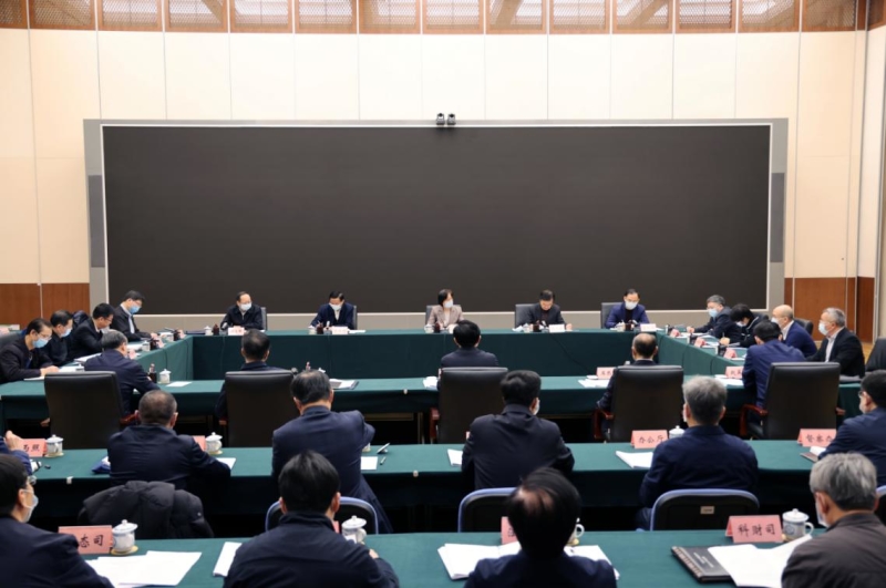 全國人大常委會副委員長沈躍躍率調研組到生態環境部調研